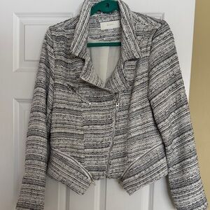 Blank NYC Black and White Textured Blazer